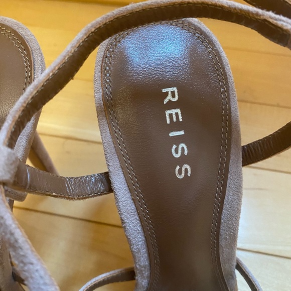 Reiss Pina Knot High Heel Sandal in Rose size 38 - Picture 8 of 12